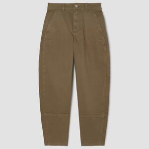 Everlane Utility Barrel Pant in Dark Moss